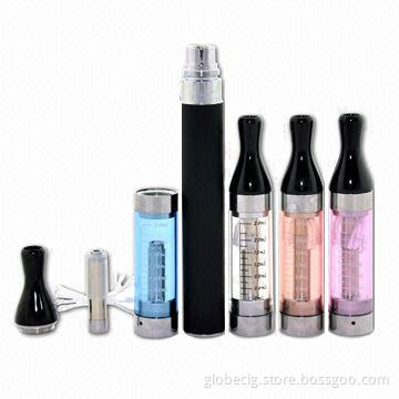 T2 clearomizer with 2.4mL clear glass, kanger, first union, boge, replaceable coil for e-cigarette